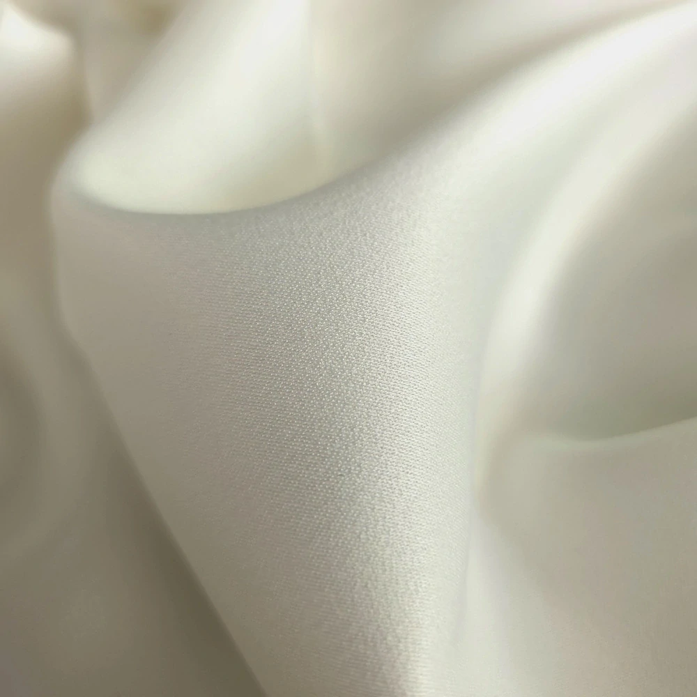 crep georgette/saten, ivory 4