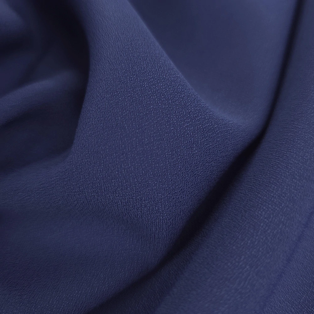 crep georgette/saten , královská modrá 154
