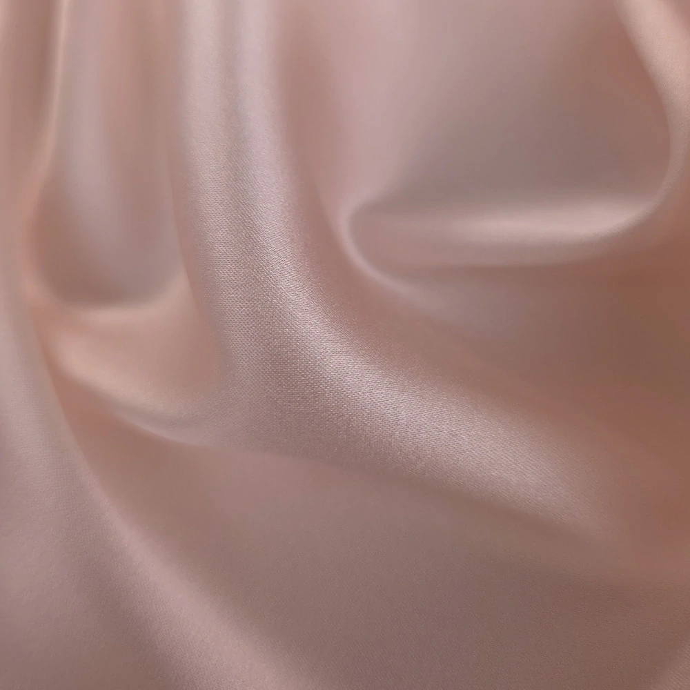 hedvábný satén s elastanem, světlý starorůžový pastel 1011