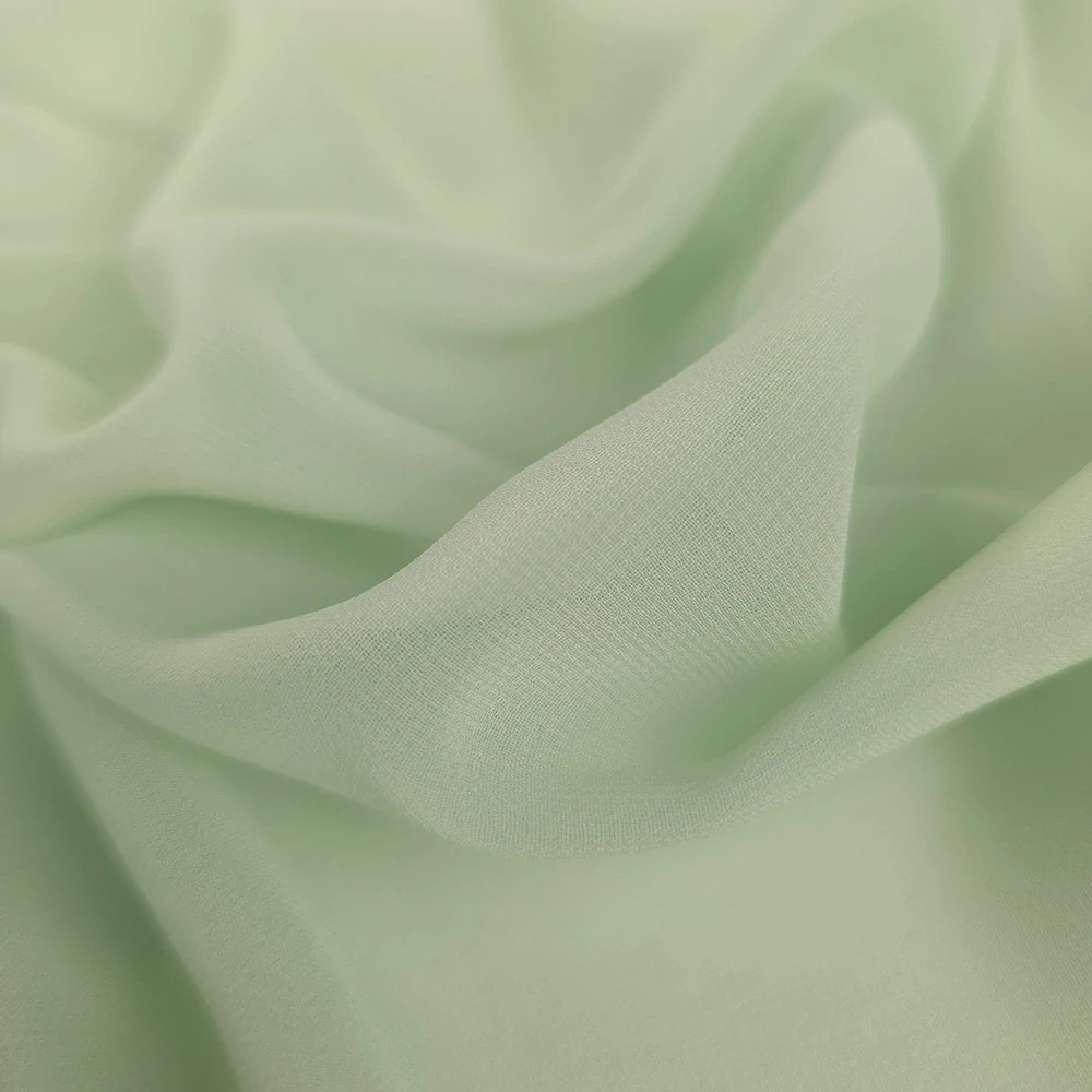 crep georgette, mint 7936
