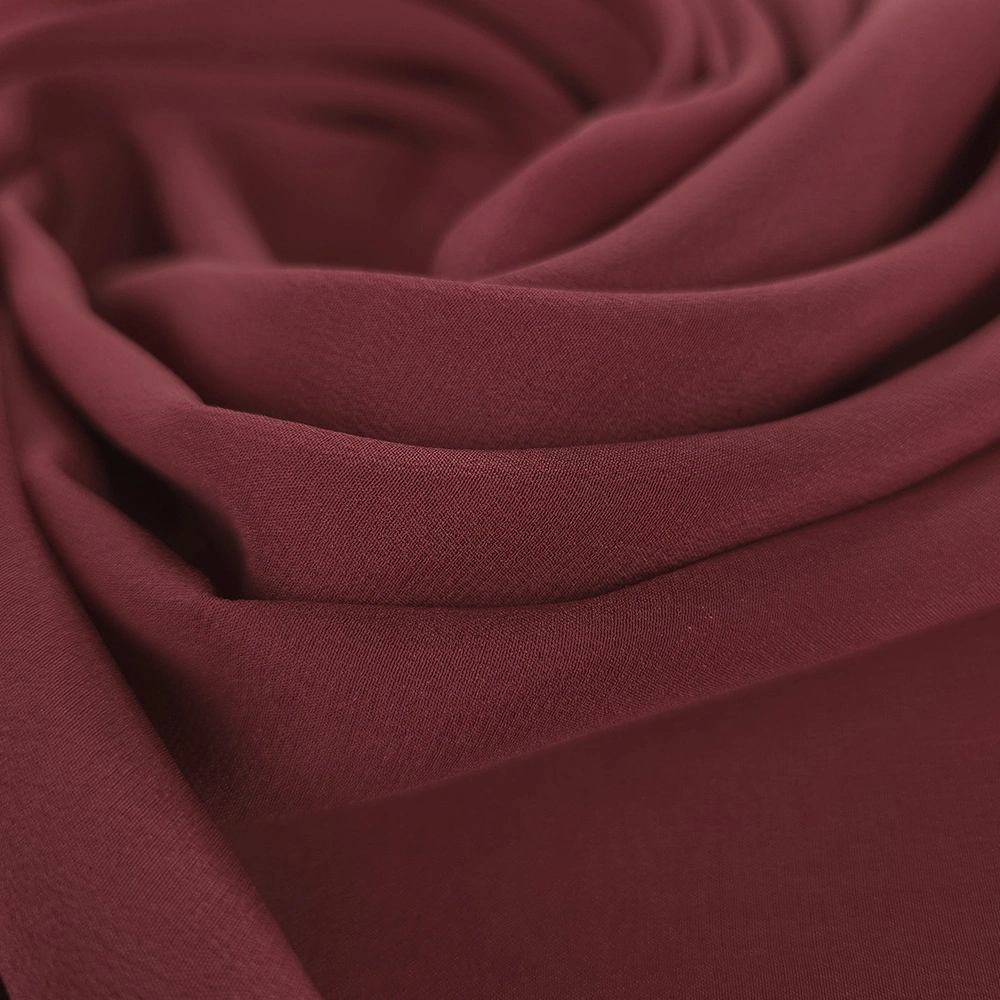 hedvábí , crepe de chine s elastanem, magenta