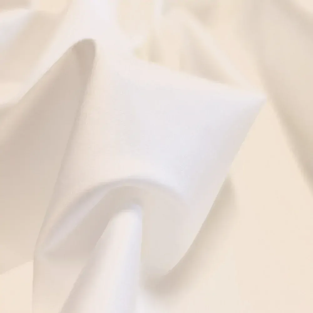 košilovka saténová, bílá