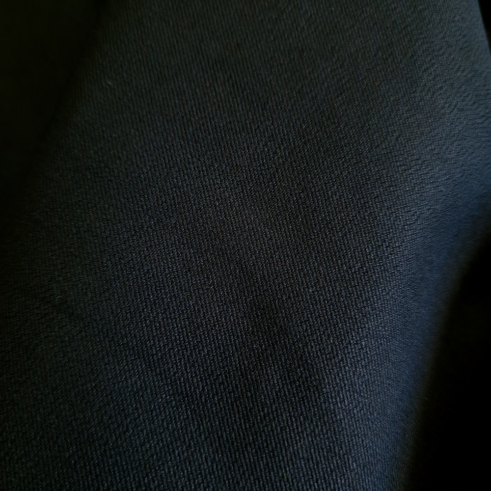 bavlněný elastický kepr, černá