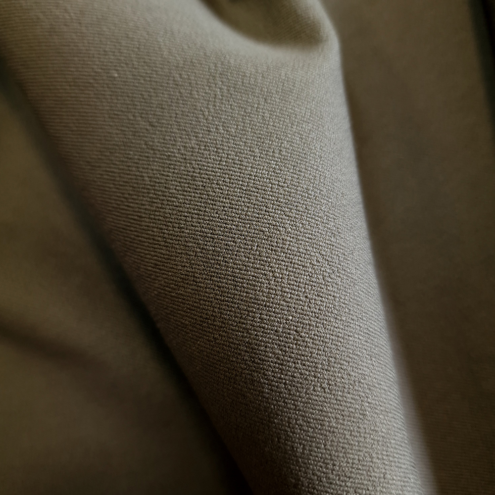 bavlněný elastický gabardén, khaki