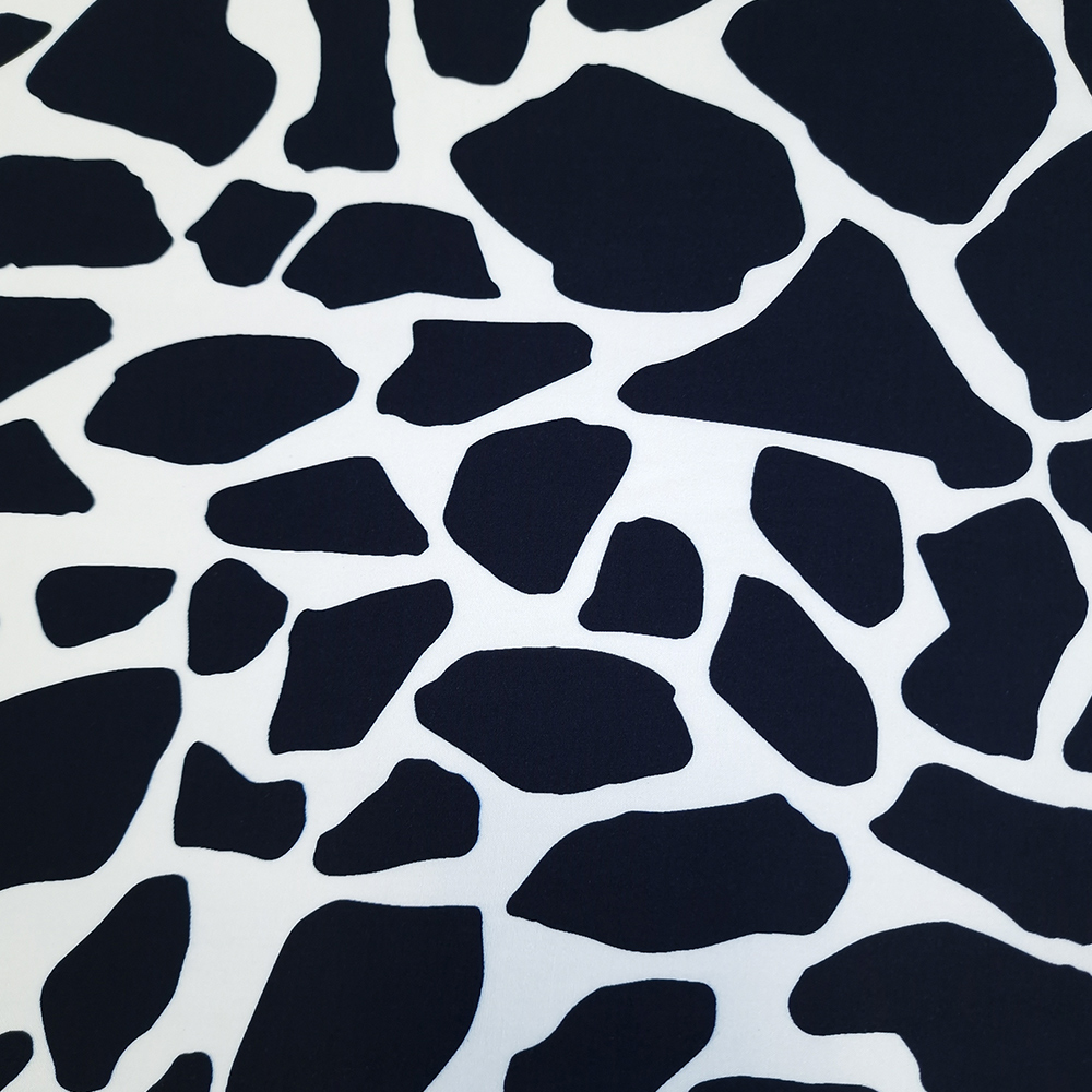 viskózové plátno, tmavěmodrý vzor