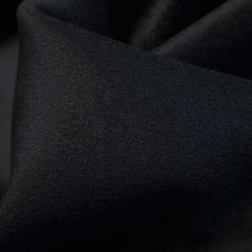 kabátovka, kašmír/vlna, černá