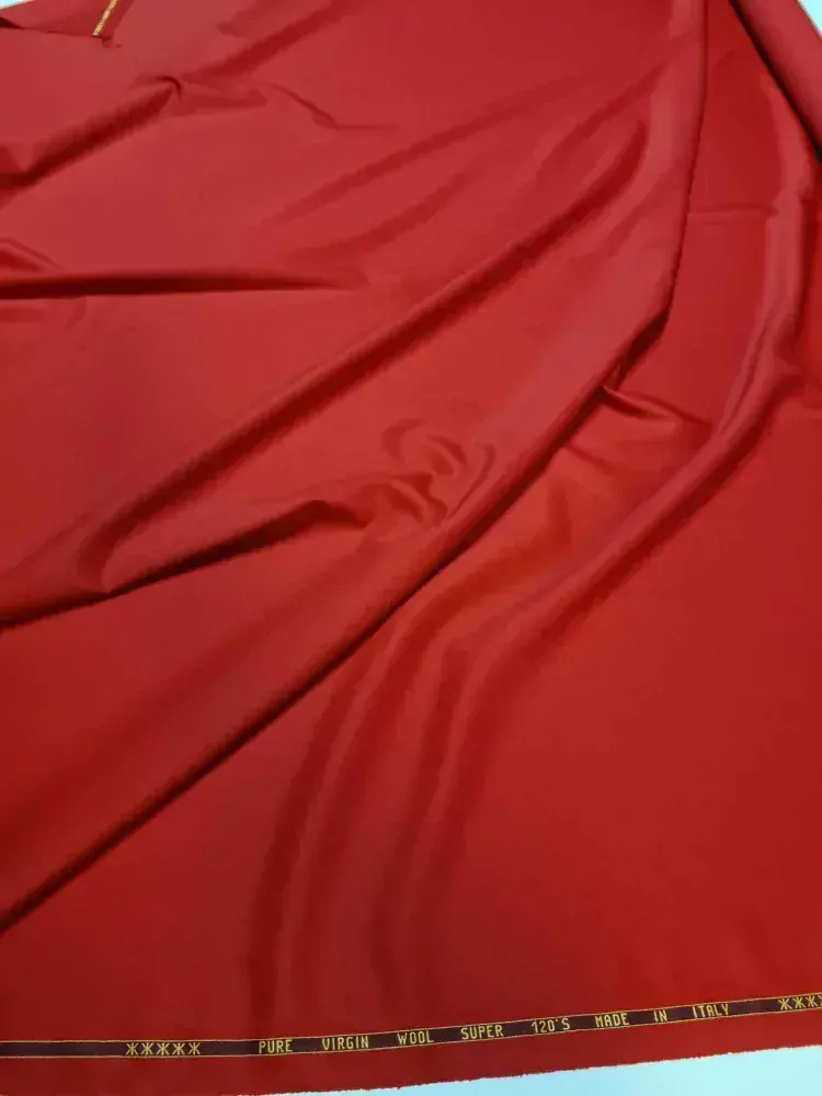 celoroční oblekovka/kostýmovka, vlna 120's, červená 5317