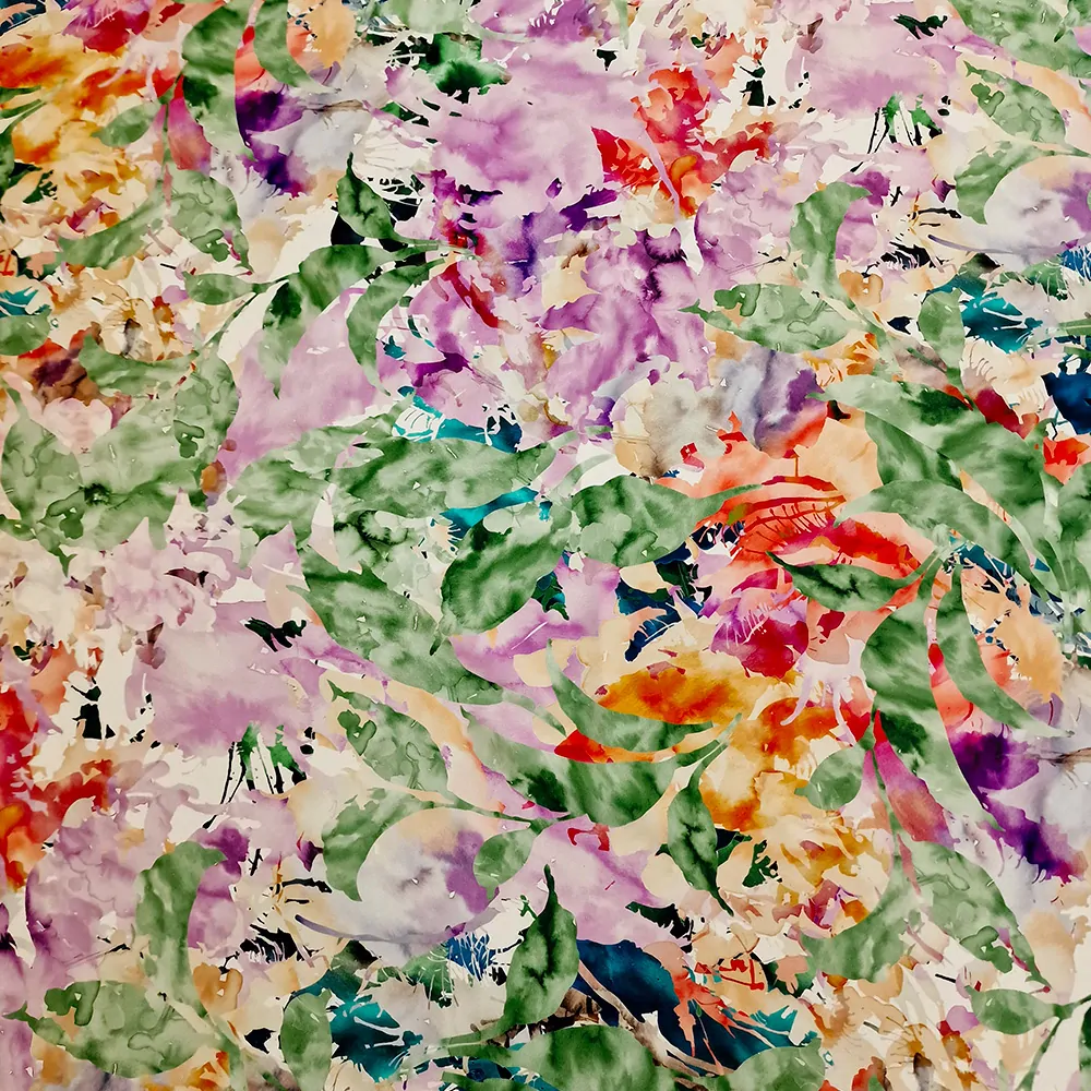 hedvábí, satén, vzor colors