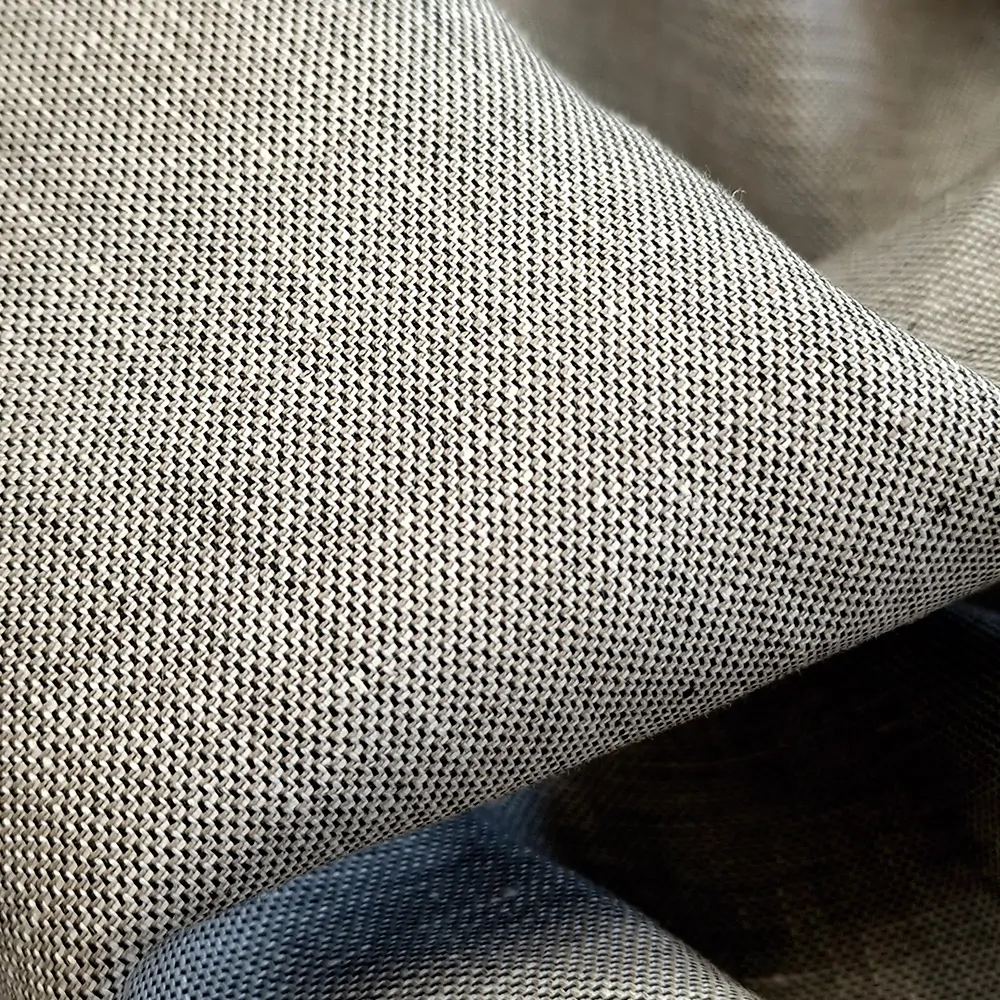 kostýmovka Golfo, len/bavlna, béžovošedá