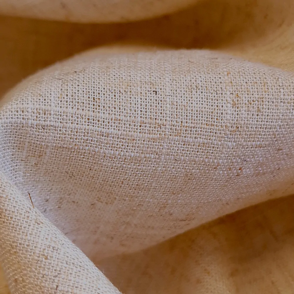 len/viskóza, světle béžová