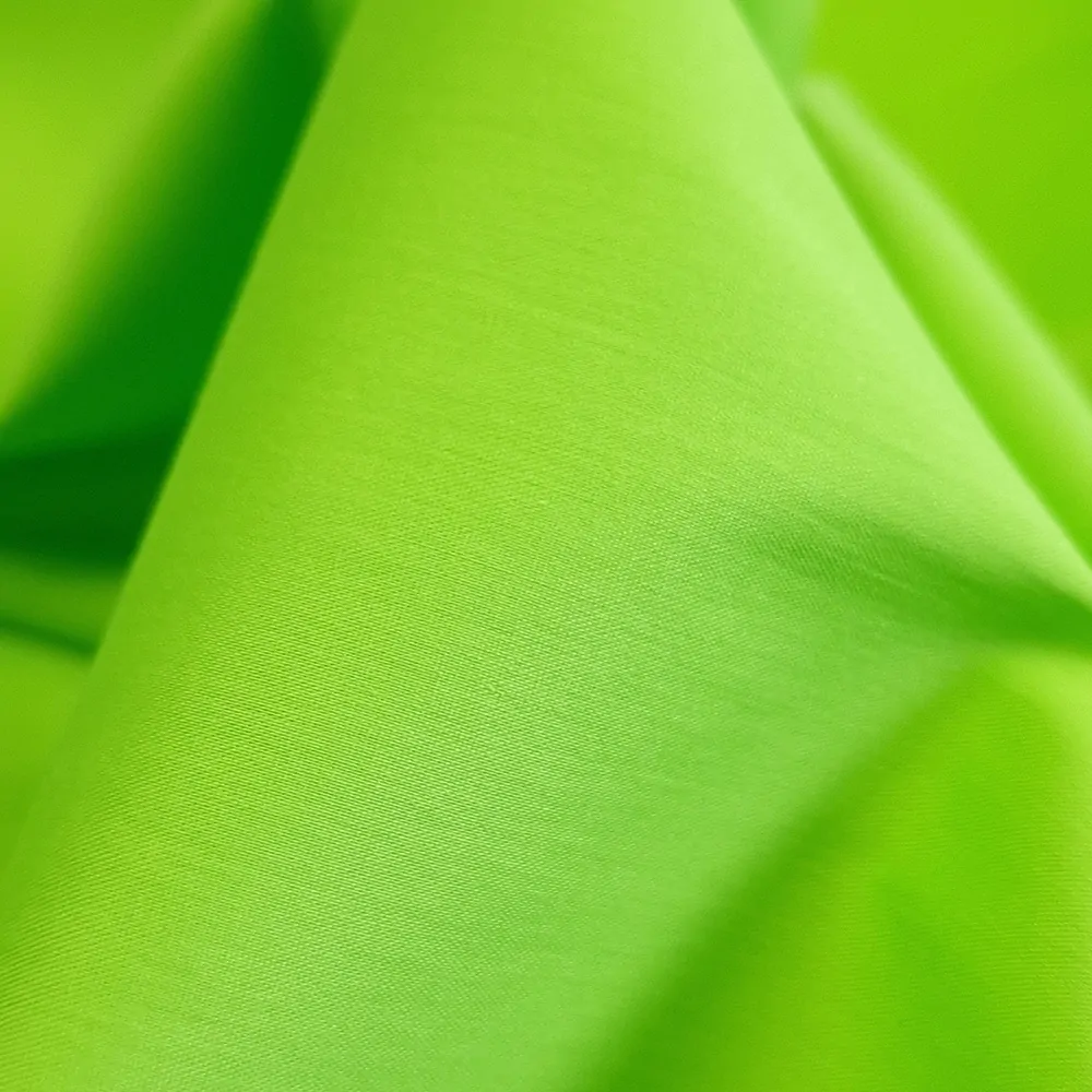 popelín elastický, zelená limetka