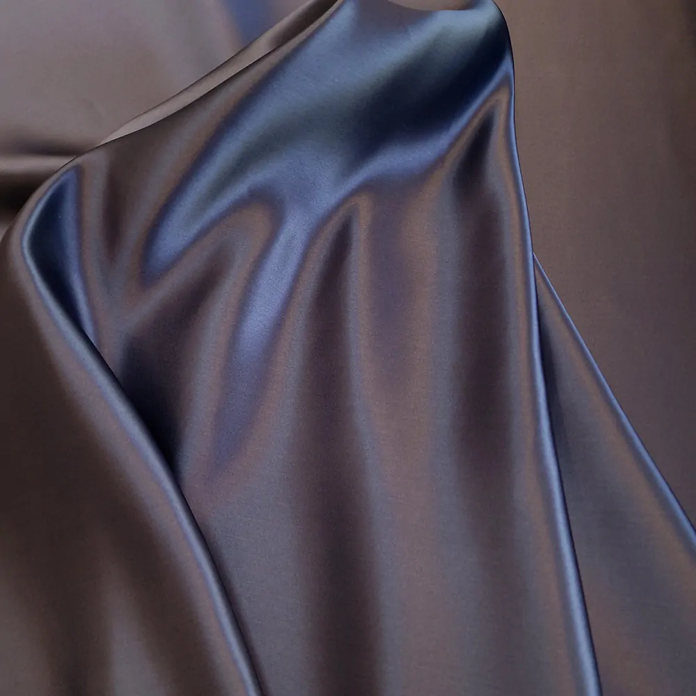 oboustranný hevábný satén, šedá