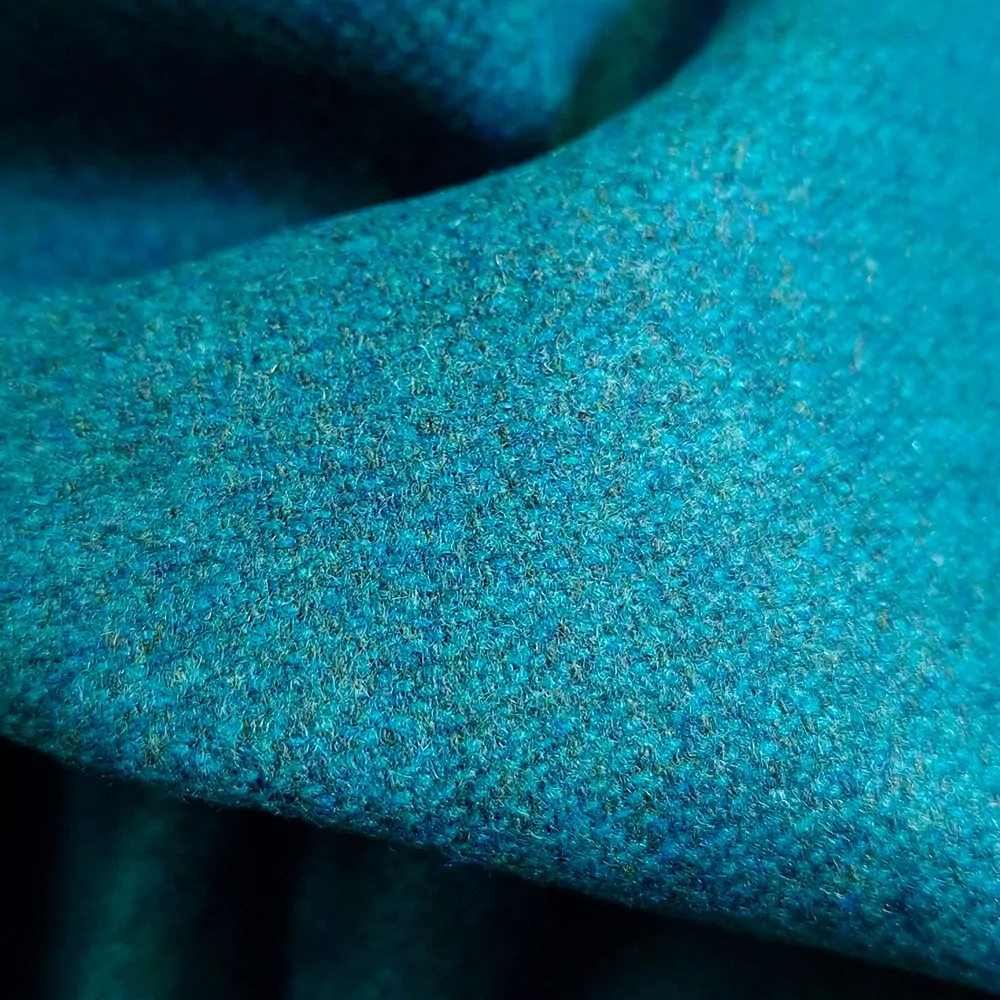 kostýmovka, tweed, petrolejová