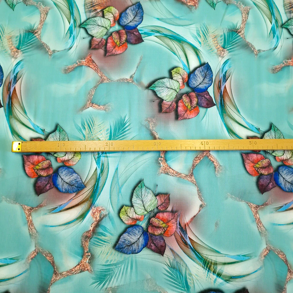 šatovka, tyrkys, barevné lístky