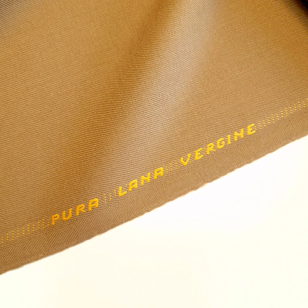 vlněná oblekovka, gabardén, camel