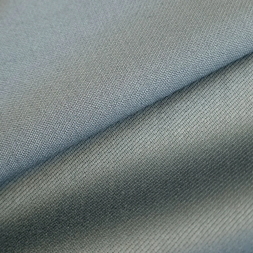 gabardén/satén, vlněná kostýmovka, šedá