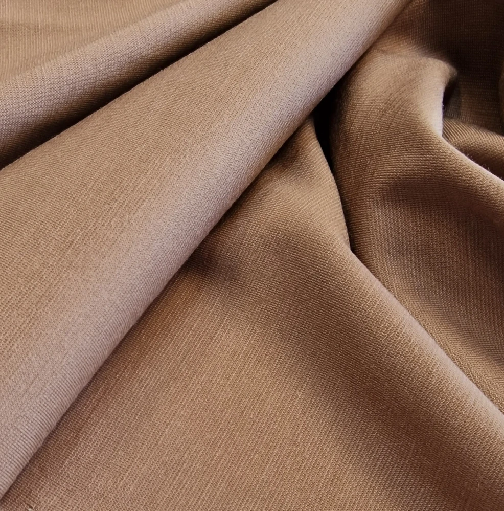 úplet "punto Milano", 240 g/m2, mocca