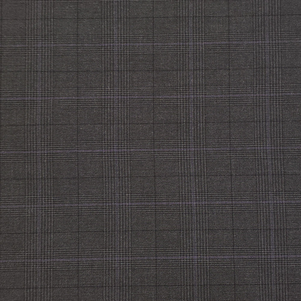 oblekovka, antracitová kostka s fialovou nitkou