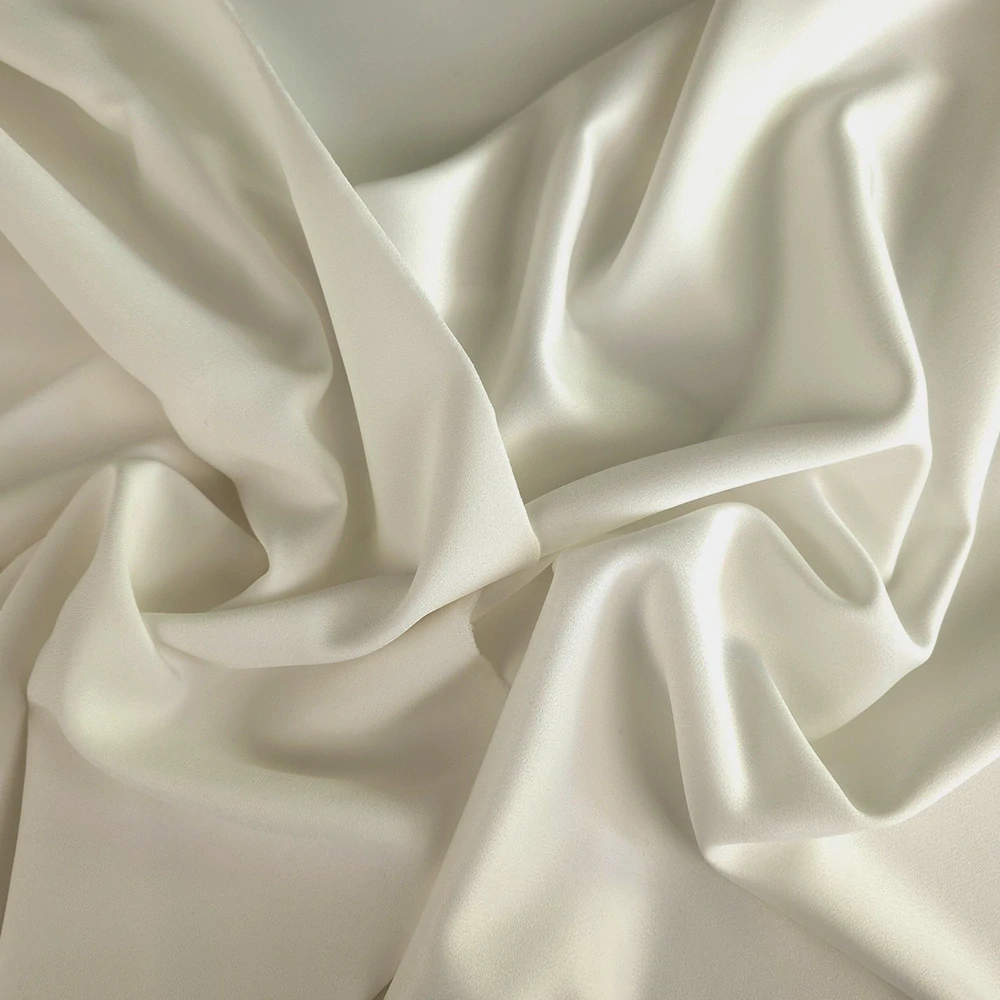 crep georgette/saten, ivory 4