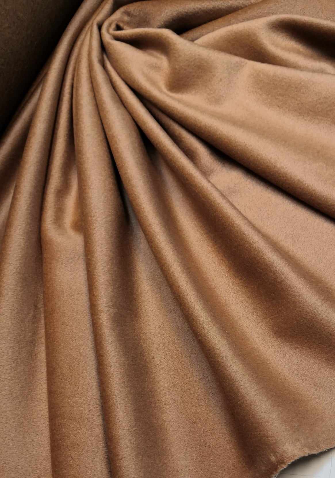 kabátovka kašmír/vlna, camel