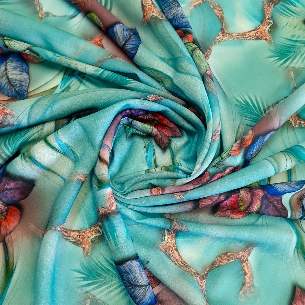 šatovka, tyrkys, barevné lístky