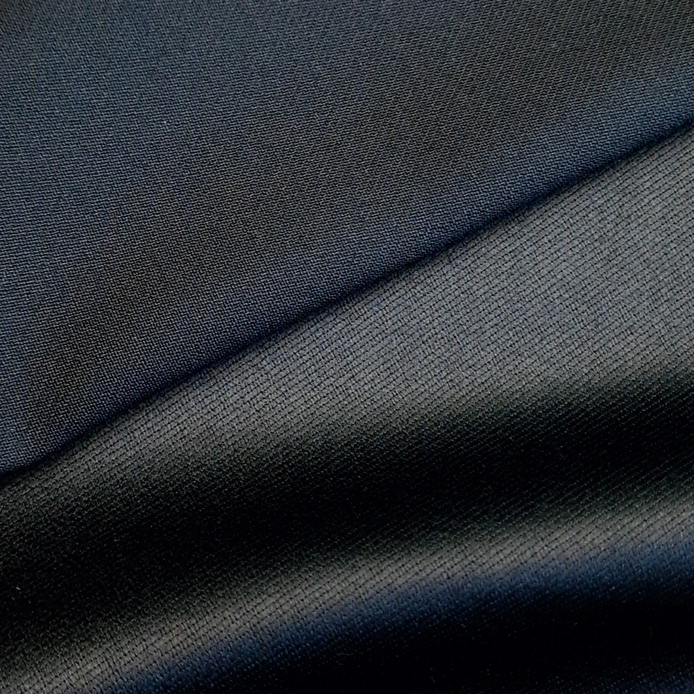 gabardén/satén, vlněná kostýmovka, černá