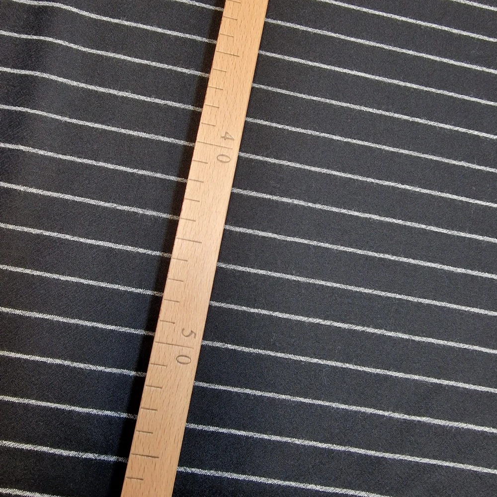 oblekovka, merino s kašmírem, proužek, černá
