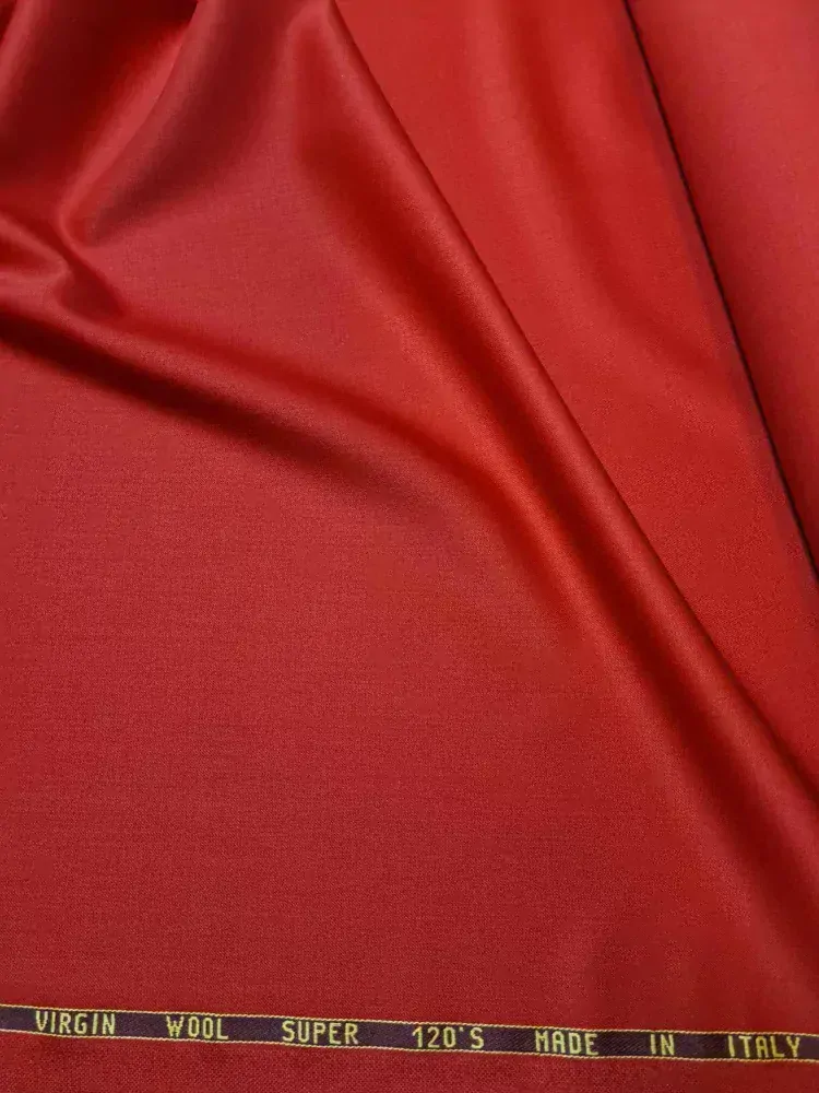 celoroční oblekovka/kostýmovka, vlna 120's, červená 5317