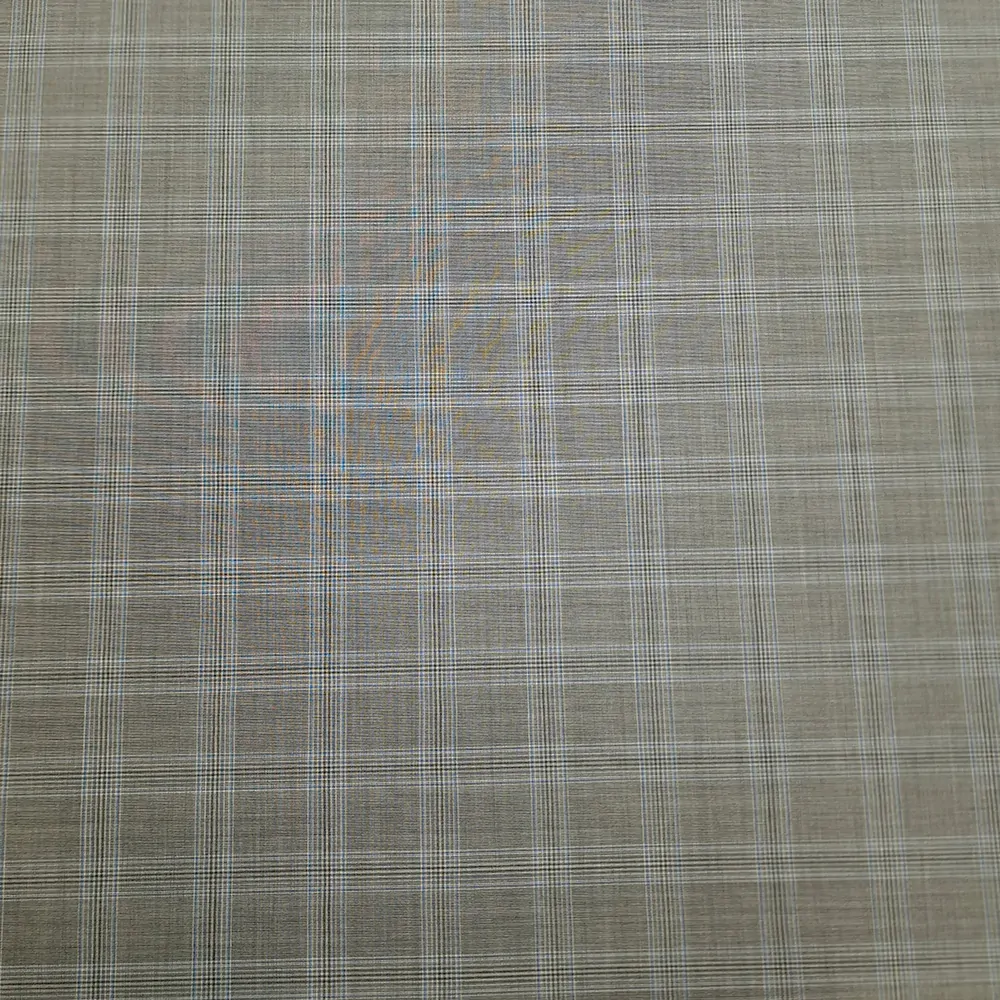 obleková vlna merino, šedá kostka