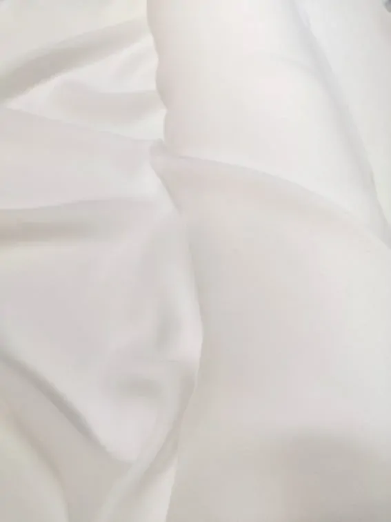 crepe georgett, ivory