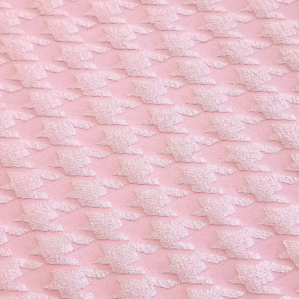 šatovka/kostýmovka, kohoutí stopa, růžová