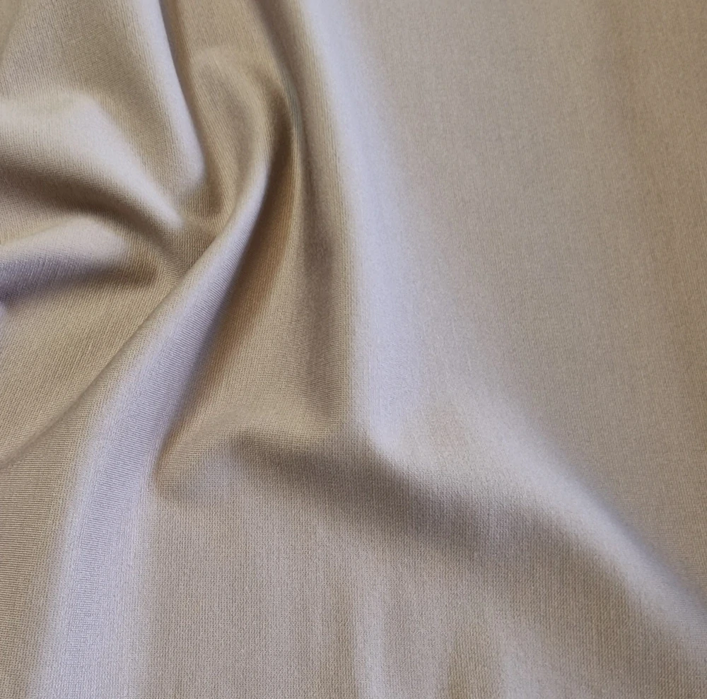 úplet "punto Milano", 340 g/m2, světlá taupe béžová