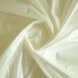 hedvábí, hladký šantung ivory
