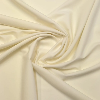 gabarden/saten, vlněná kostýmovka, ivory