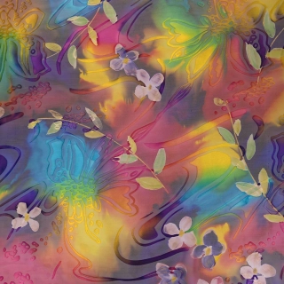 hedvábí DEVORÉ, colors